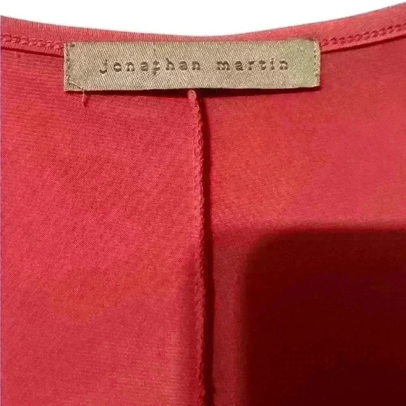 🟣Jonathan Martin Peach High-Low Dress – Size XL - Picture 4 of 5